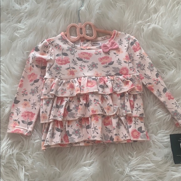 6-9 month baby flower print long sleeve - Picture 2 of 4
